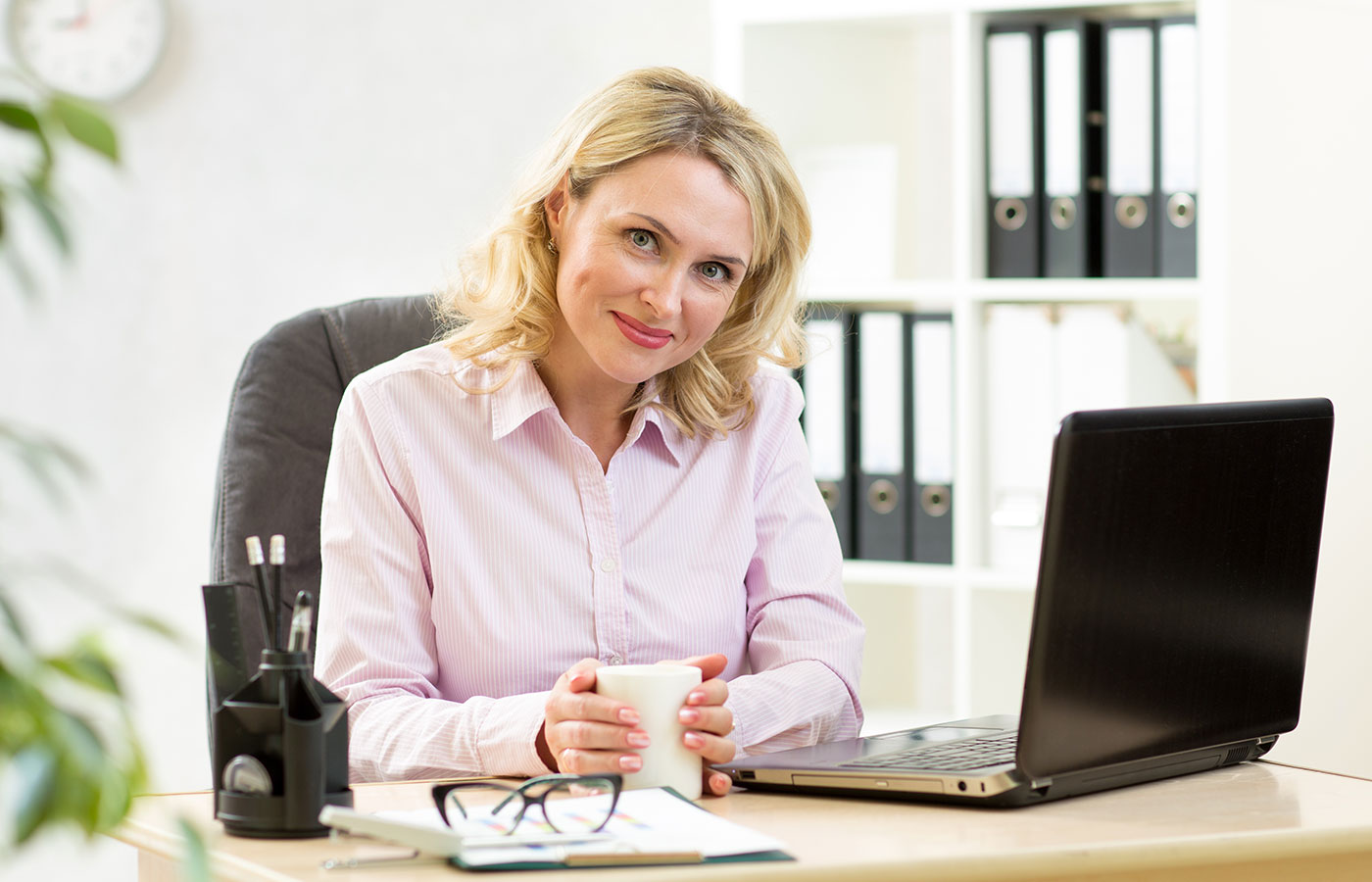 Women in office portrait