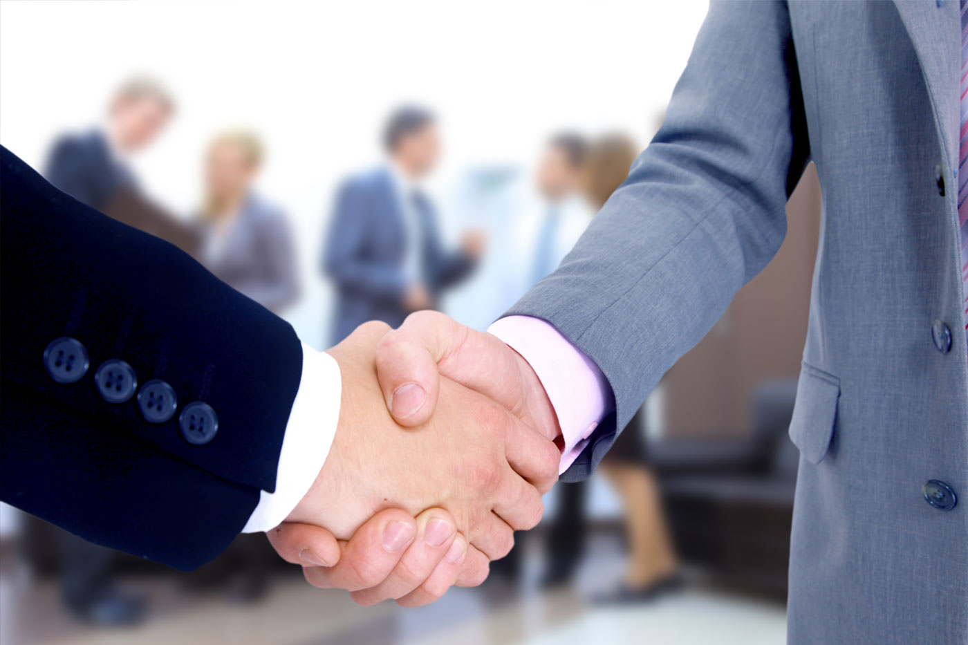 two person Hand shaking