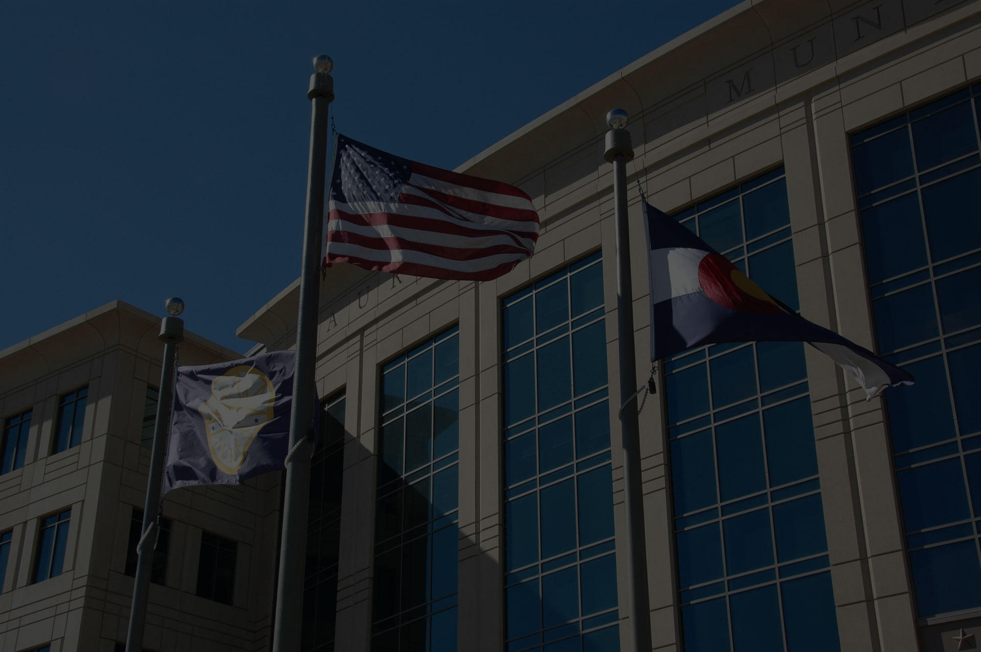 flags outside Federal office